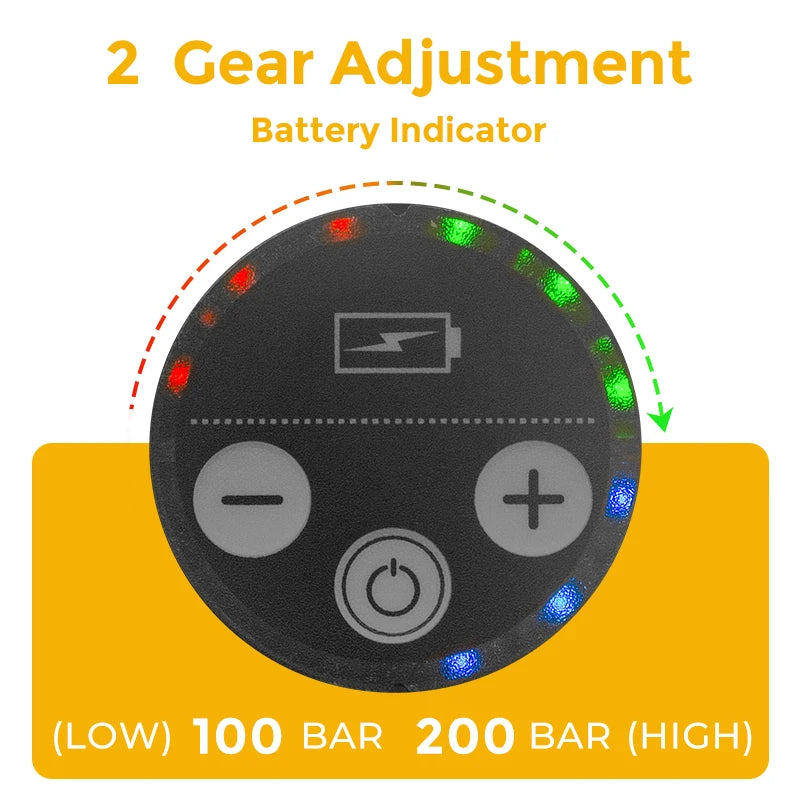 200Bar Brushless Cordless High Pressure Car Washer by HitMyNeed