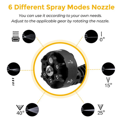 200Bar Brushless Cordless High Pressure Car Washer by HitMyNeed