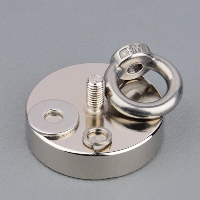 200kg Fishing Magnet with Mounting Accessories by HitMyNeed