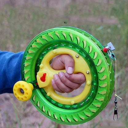 200m Kite Reel Winder with Blue Grip Handle by HitMyNeed