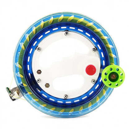 200m Kite Reel Winder with Blue Grip Handle by HitMyNeed