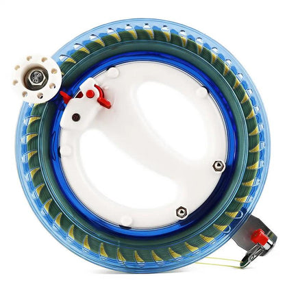 200m Kite Reel Winder with Blue Grip Handle c-crystal-reel by HitMyNeed
