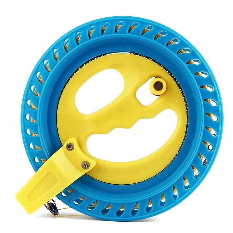 200m Kite Reel Winder with Blue Grip Handle e-hollow-out-reel by HitMyNeed