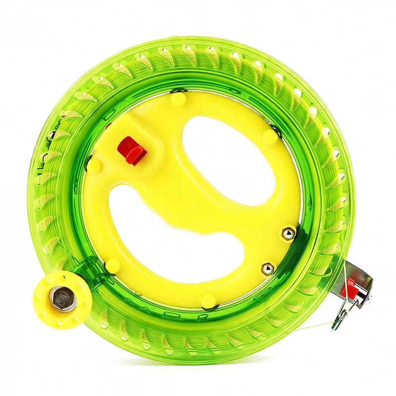 200m Kite Reel Winder with Blue Grip Handle g-hollow-out-reel by HitMyNeed