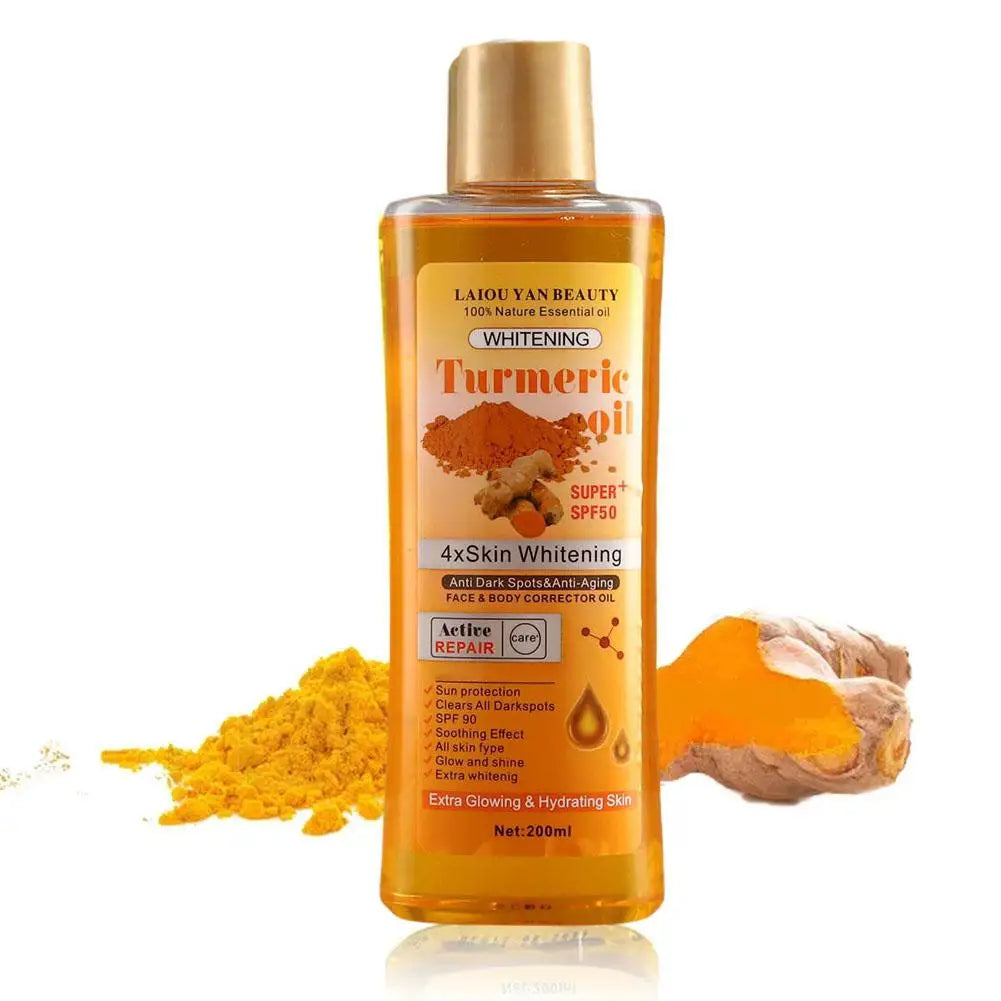 200ml Turmeric & Ginger Deep Hydration Face Oil by HitMyNeed