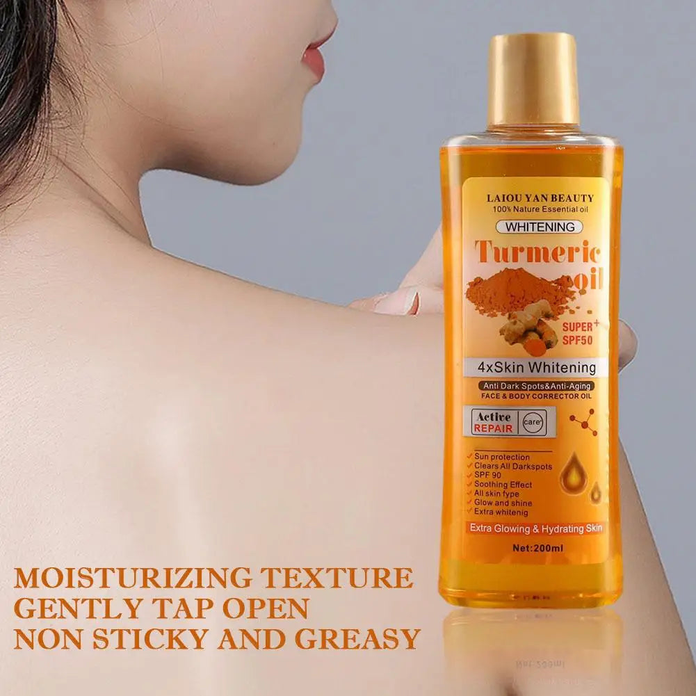 200ml Turmeric & Ginger Deep Hydration Face Oil by HitMyNeed