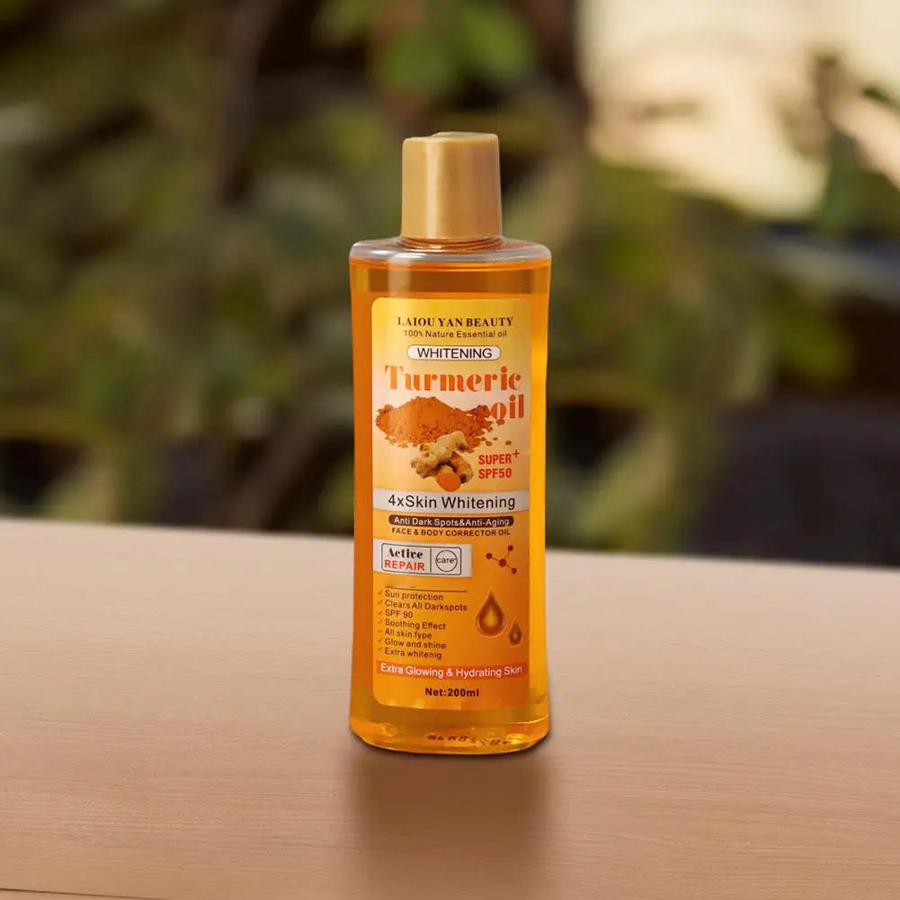200ml Turmeric & Ginger Deep Hydration Face Oil by HitMyNeed