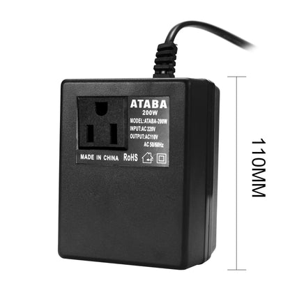 200W 220V to 110V Step Down Travel Voltage Converter by HitMyNeed