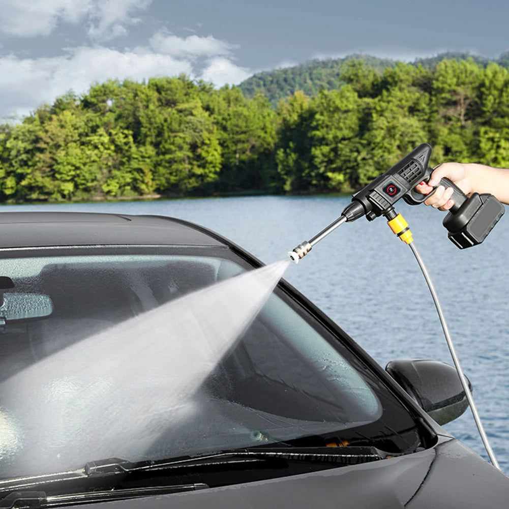 200W Cordless 50 Bar High Pressure Car Washer by HitMyNeed