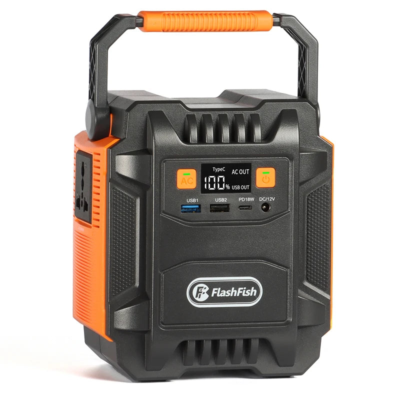 200W Portable Power Station 172Wh Solar Generator by HitMyNeed