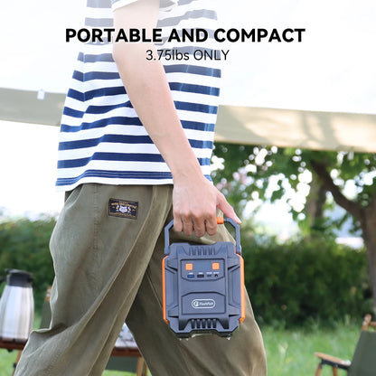 200W Portable Power Station 172Wh Solar Generator by HitMyNeed