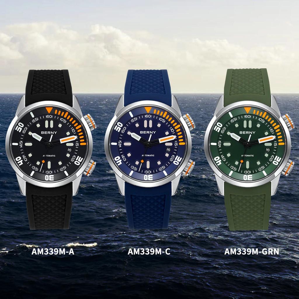 20Bar Men's Diver Watch Miyota 8215 Sapphire by HitMyNeed