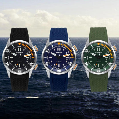 20Bar Men's Diver Watch Miyota 8215 Sapphire by HitMyNeed