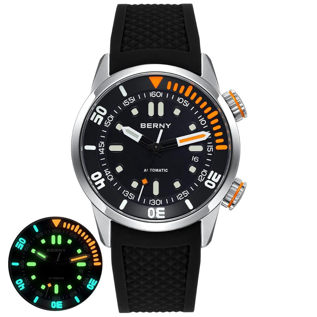 20Bar Men's Diver Watch Miyota 8215 Sapphire am339m-a by HitMyNeed