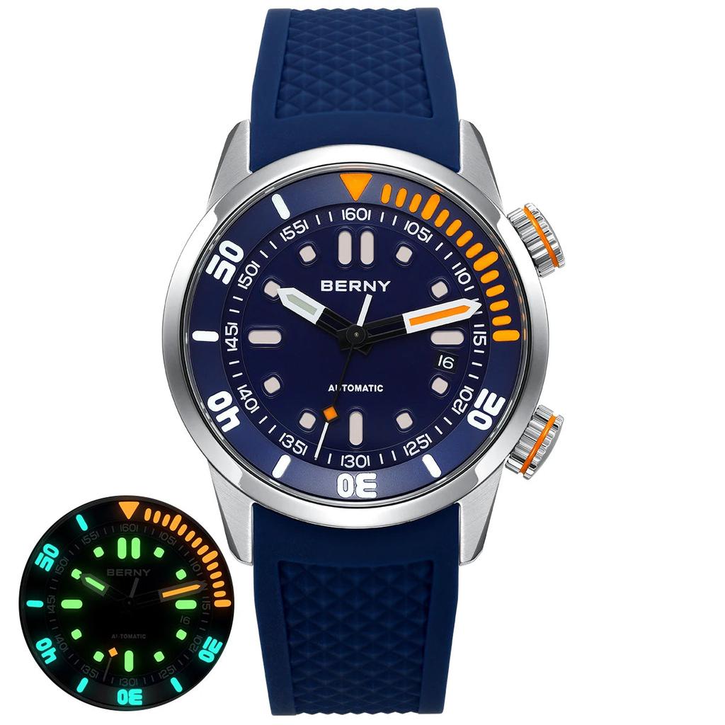 20Bar Men's Diver Watch Miyota 8215 Sapphire am339m-c by HitMyNeed