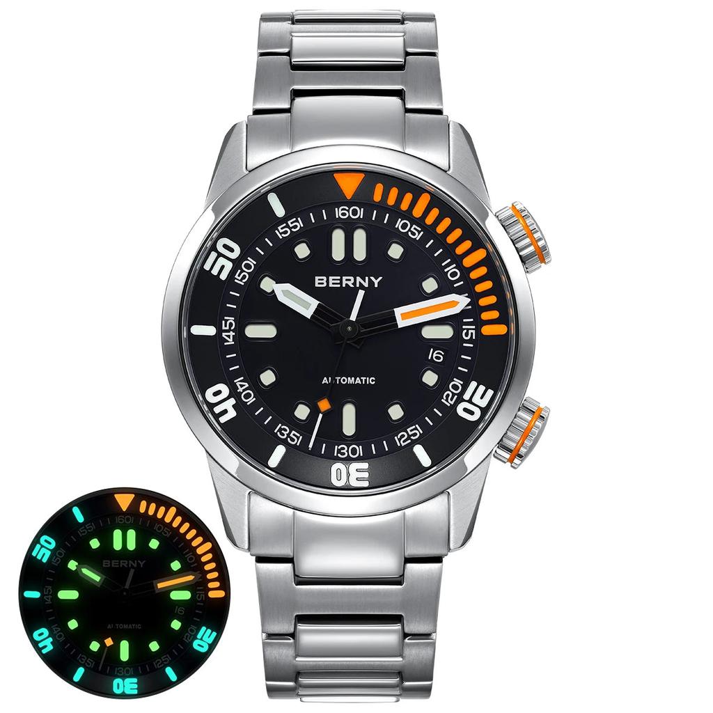 20Bar Men's Diver Watch Miyota 8215 Sapphire am339ms-a by HitMyNeed