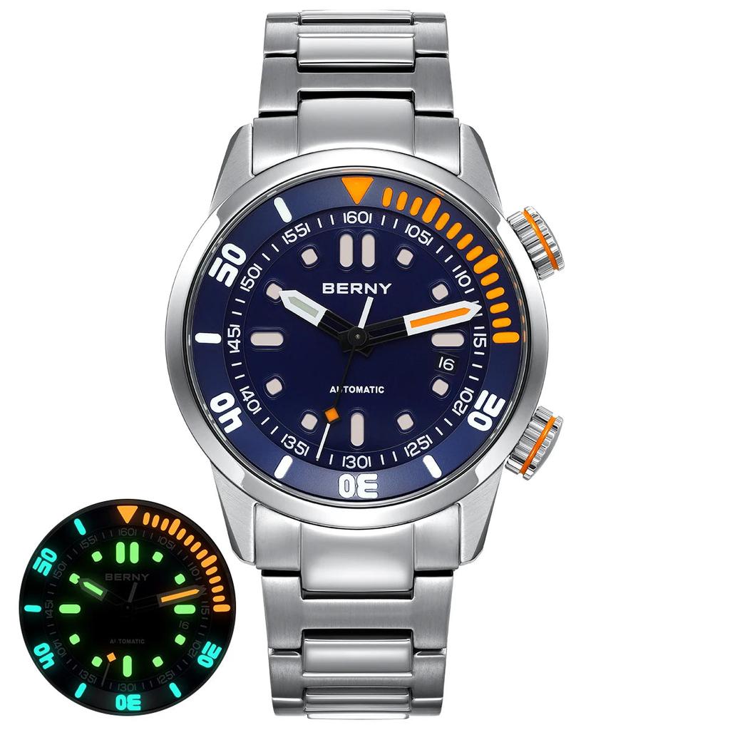 20Bar Men's Diver Watch Miyota 8215 Sapphire am339ms-c by HitMyNeed