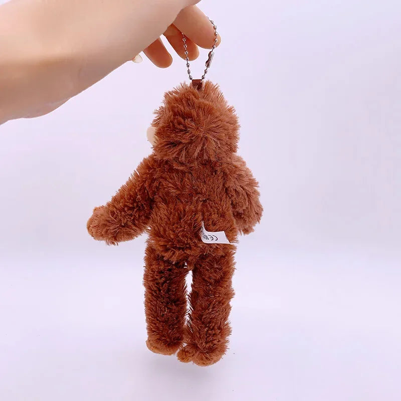 20cm Cute Monkey Orangutan Plush Bag Pendant Keychain by HitMyNeed
