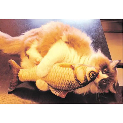 20cm Fish Cat Toy with Scratch Board & Catnip by HitMyNeed