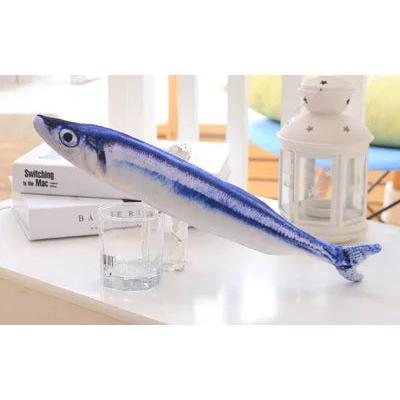 20cm Fish Cat Toy with Scratch Board & Catnip saury by HitMyNeed