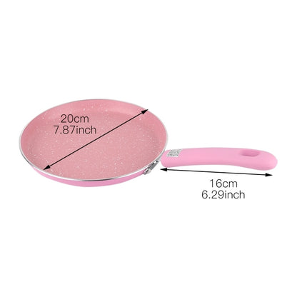 20cm Non-Stick Frying Pan with Aluminum Alloy Body by HitMyNeed