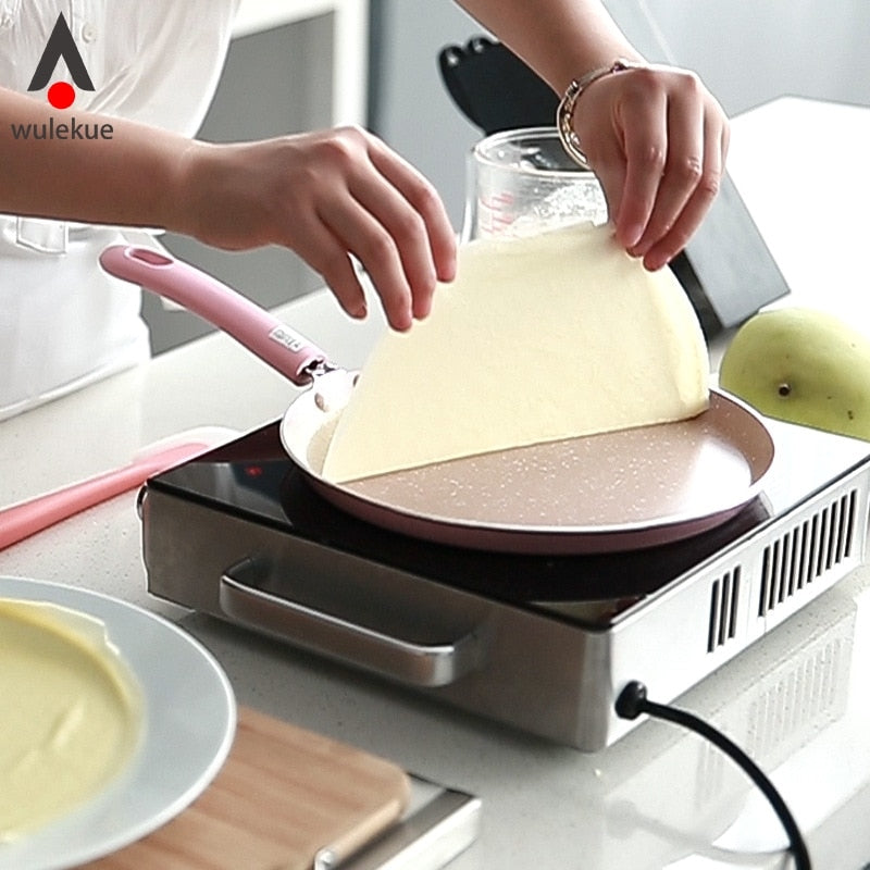 20cm Non-Stick Frying Pan with Aluminum Alloy Body by HitMyNeed