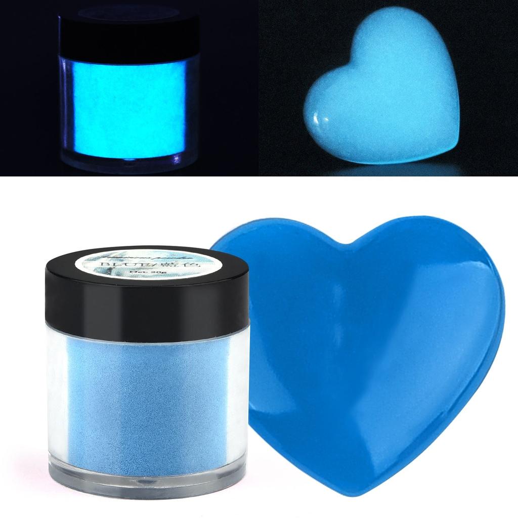 20g Luminous Glow Powder for Resin and Nail Art blue by HitMyNeed