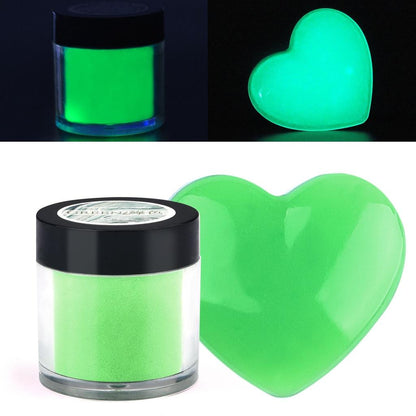 20g Luminous Glow Powder for Resin and Nail Art green by HitMyNeed