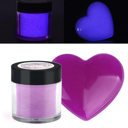 20g Luminous Glow Powder for Resin and Nail Art purple by HitMyNeed