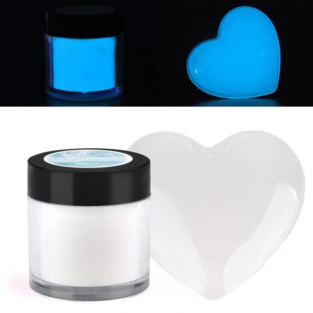 20g Luminous Glow Powder for Resin and Nail Art ssky-blue by HitMyNeed