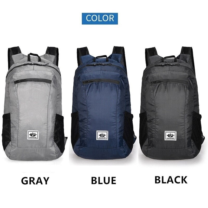 20L Foldable Waterproof Lightweight Hiking Backpack by HitMyNeed