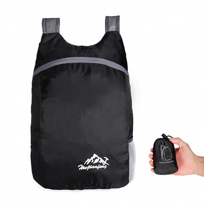 20L Lightweight Packable Travel Daypack Backpack black by HitMyNeed