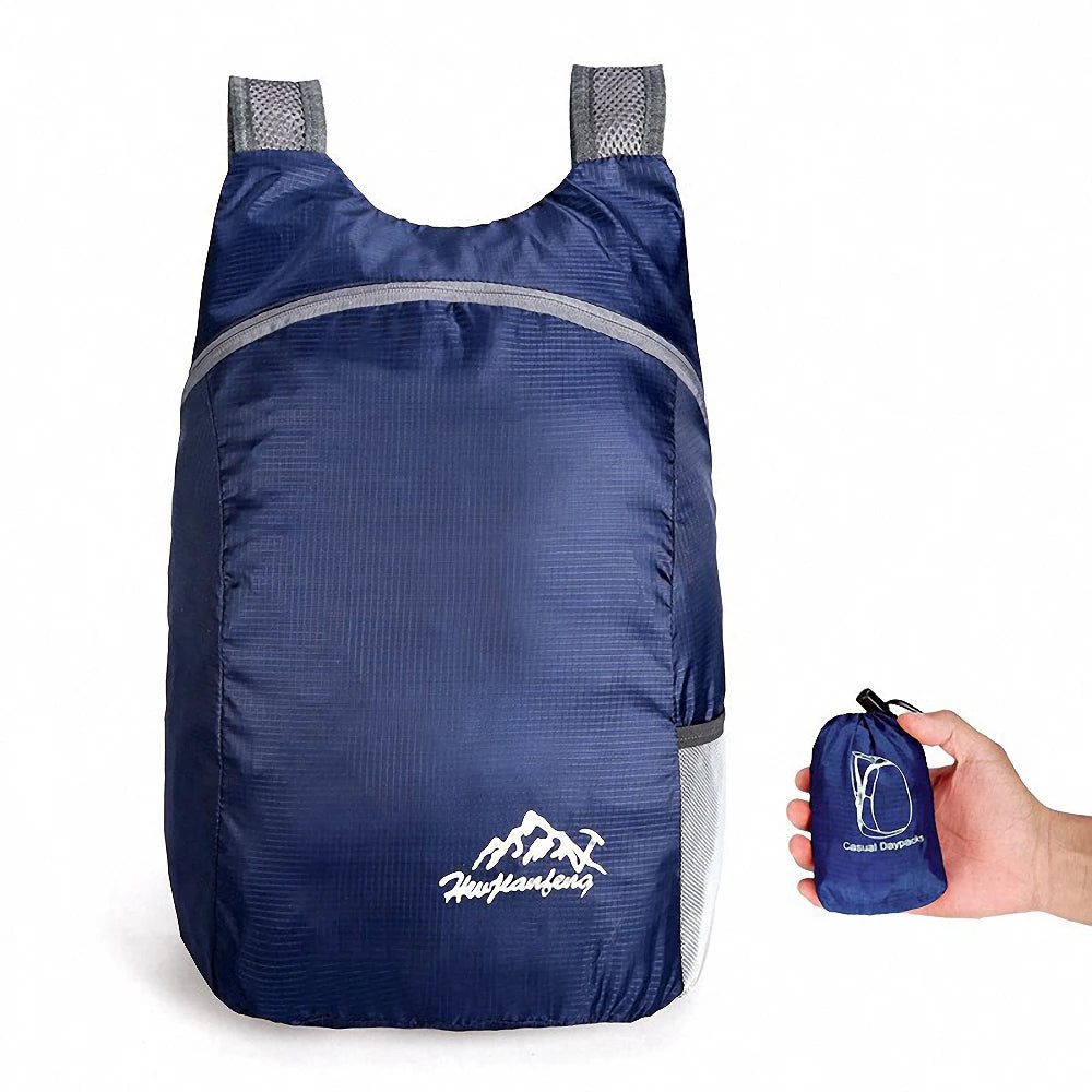 20L Lightweight Packable Travel Daypack Backpack navy-blue by HitMyNeed