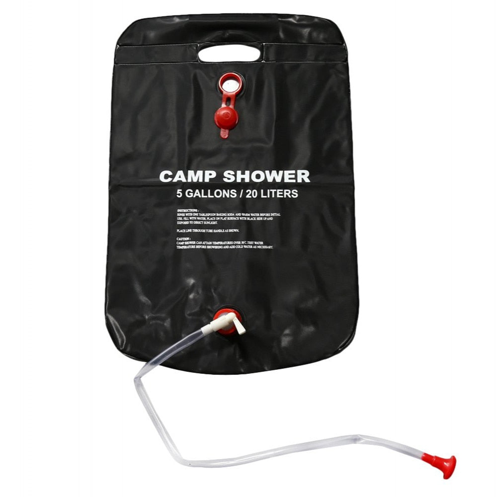 20L Outdoor Solar Camping Shower Bag by HitMyNeed