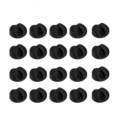 20pcs Black Car Cable Clips Wire Tie Organizers by HitMyNeed