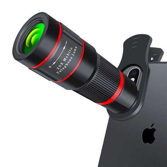 20x Mobile Zoom Lens for Smartphone Cameras by HitMyNeed