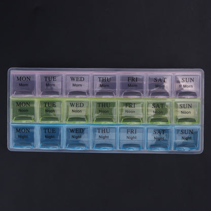 21-Slot Weekly Pill Container Medicine Organizer by HitMyNeed