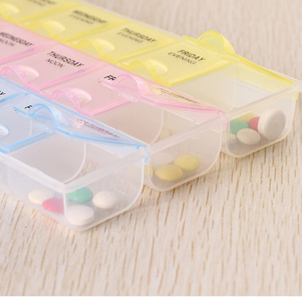 21-Slot Weekly Pill Container Medicine Organizer by HitMyNeed