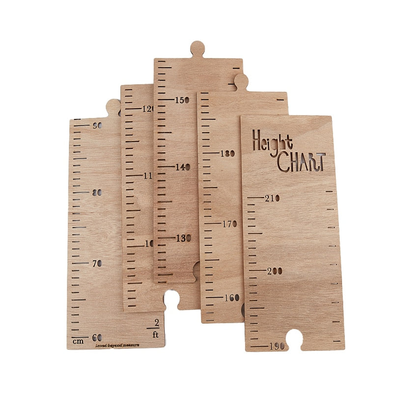 210cm Wooden Growth Chart Ruler for Kids by HitMyNeed