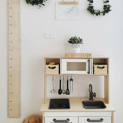 210cm Wooden Growth Chart Ruler for Kids by HitMyNeed