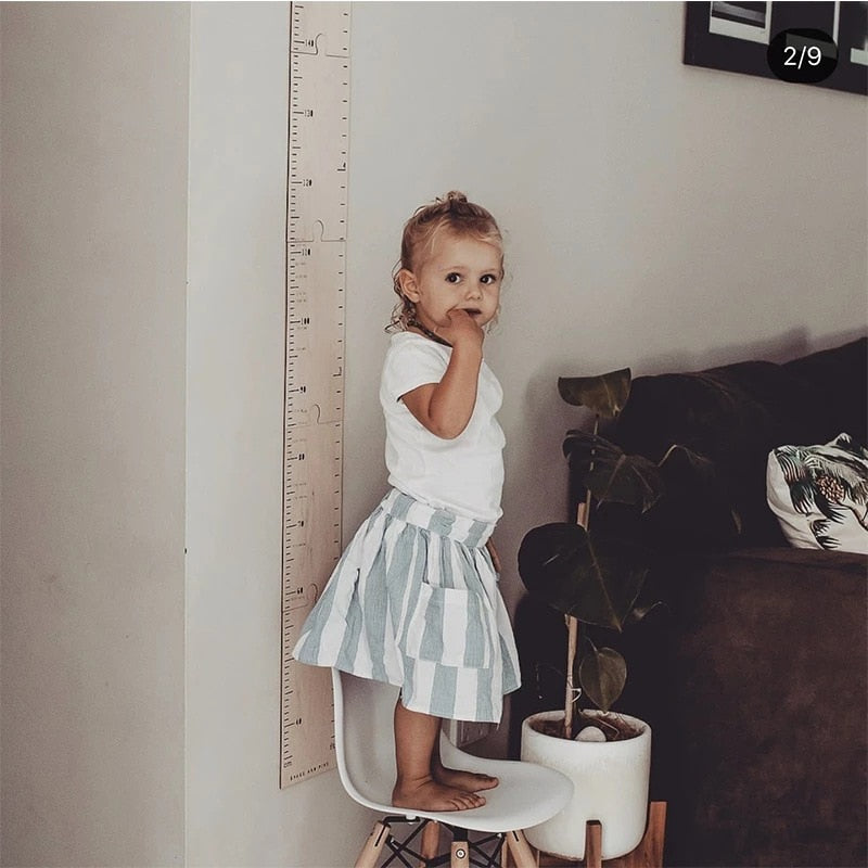 210cm Wooden Growth Chart Ruler for Kids by HitMyNeed