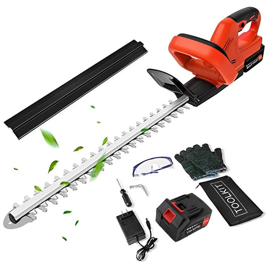 21V Cordless 22" Hedge Trimmer with 3.0Ah Battery by HitMyNeed