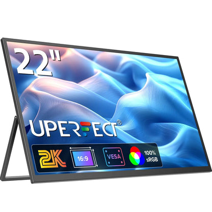 22" 2K 1440P IPS Monitor 100% sRGB with Stand by HitMyNeed