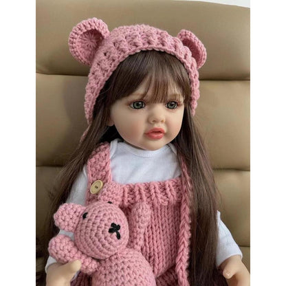 22" Realistic Reborn Baby Girl Doll - Full Silicone by HitMyNeed