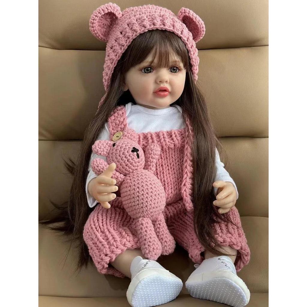 22" Realistic Reborn Baby Girl Doll - Full Silicone by HitMyNeed
