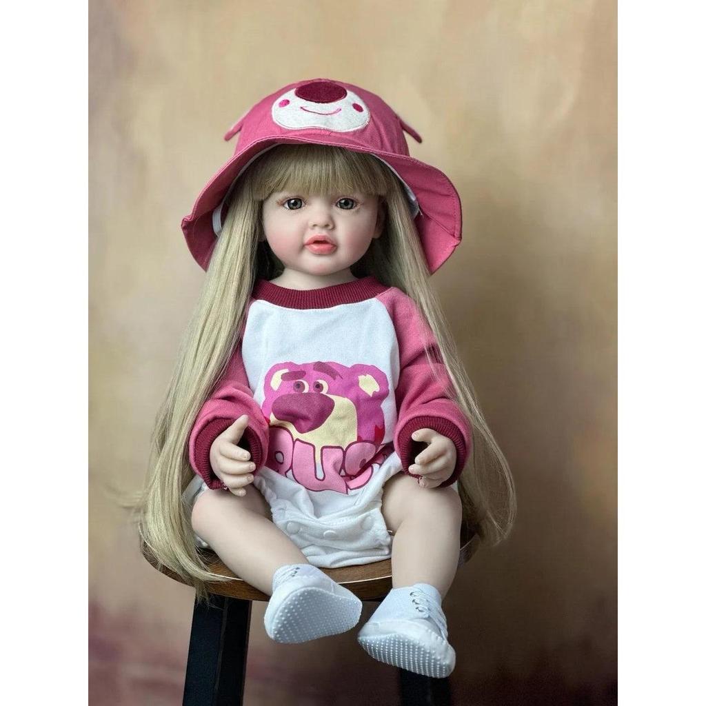 22" Realistic Reborn Baby Girl Doll - Full Silicone gold by HitMyNeed