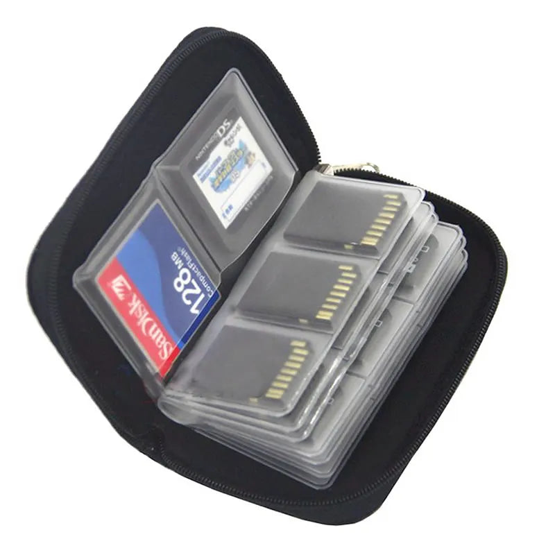 22-Slot Memory Card Case for CF, SD & MicroSD by HitMyNeed