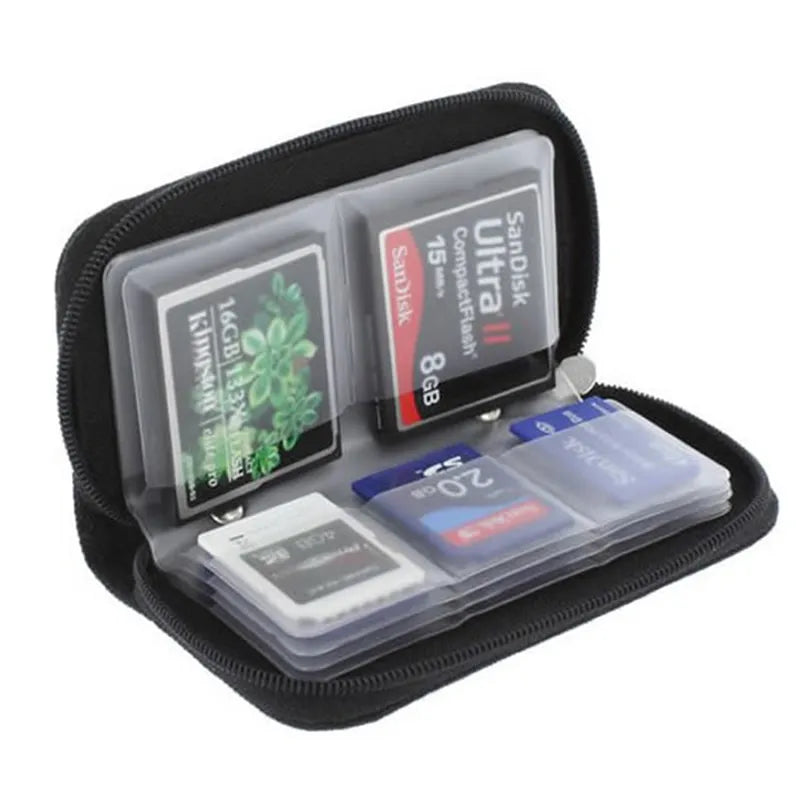 22-Slot Memory Card Case for CF, SD & MicroSD by HitMyNeed