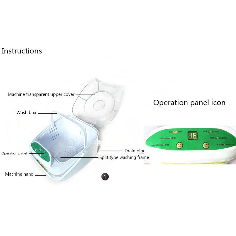 220V Mini Household Vegetable Washing Machine by HitMyNeed