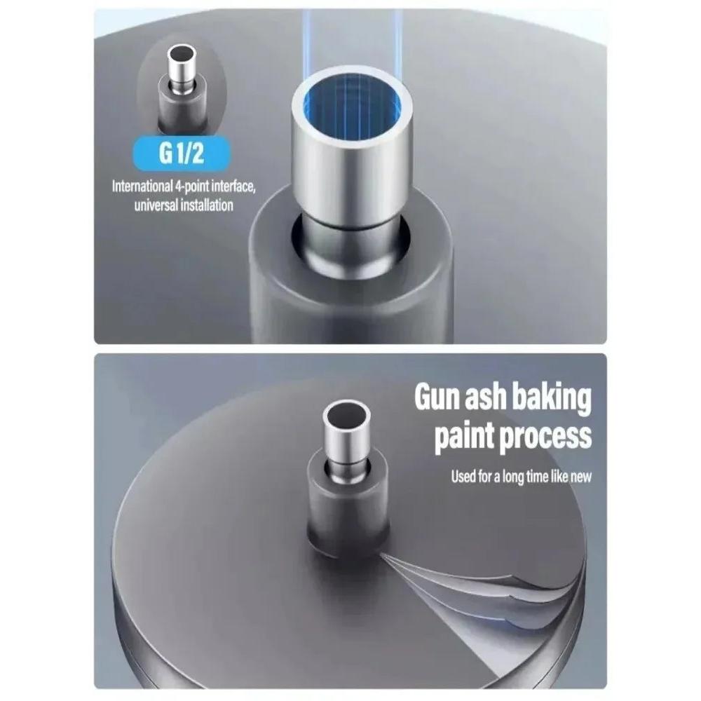 230mm 6-Mode High Pressure Rainfall Shower Head by HitMyNeed